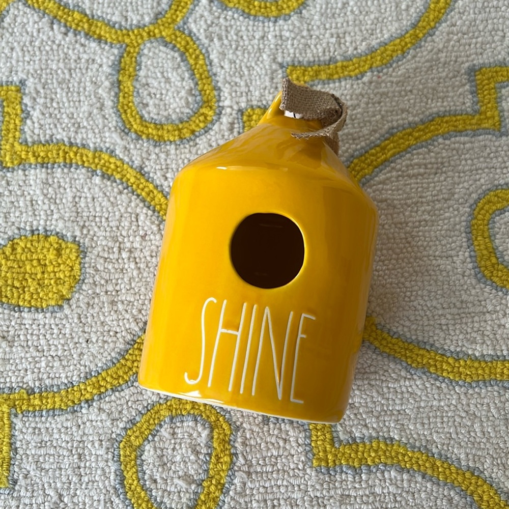 NWT Rae Dunn SHINE Birdhouse